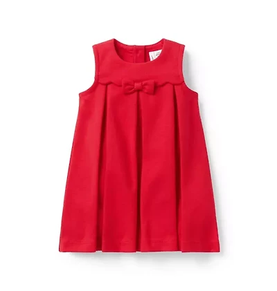 Baby Pleated Ponte Dress