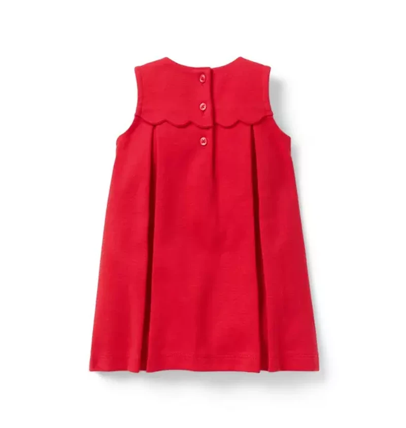 Baby Pleated Ponte Dress