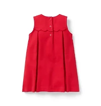 Baby Pleated Ponte Dress