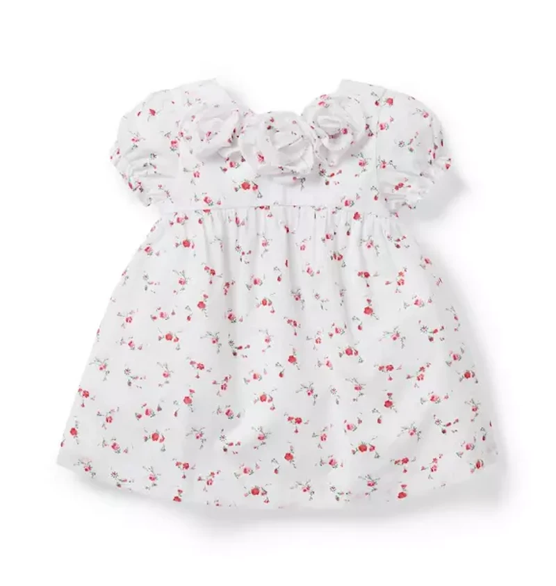Baby Floral Rosette Dress