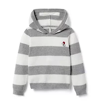 PEANUTS™ Snoopy Striped Hooded Sweater