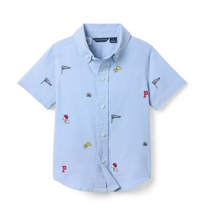 PEANUTS™ Embroidered Oxford Shirt