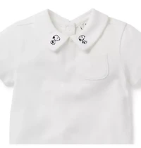PEANUTS™ Snoopy Embroidered Baby Bodysuit
