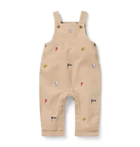 PEANUTS™ Embroidered Baby Overall