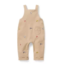PEANUTS™ Embroidered Baby Overall