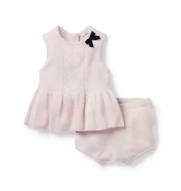 Baby Pointelle Matching Set