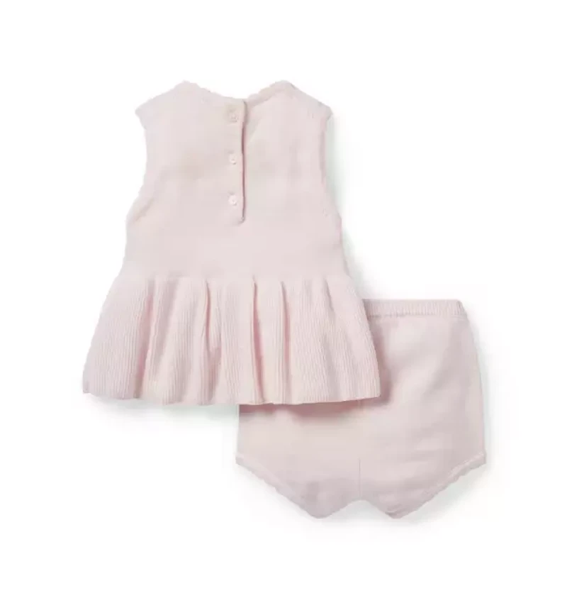 Baby Pointelle Matching Set