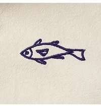 Embroidered Fish Shirt