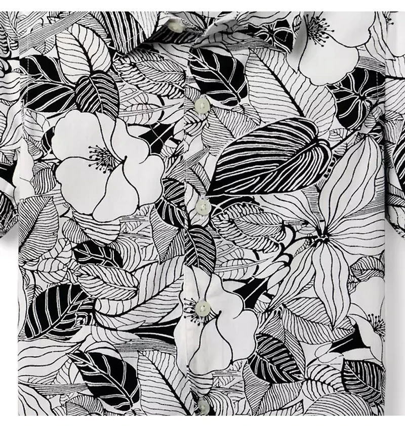 The Palm Bloom Poplin Shirt