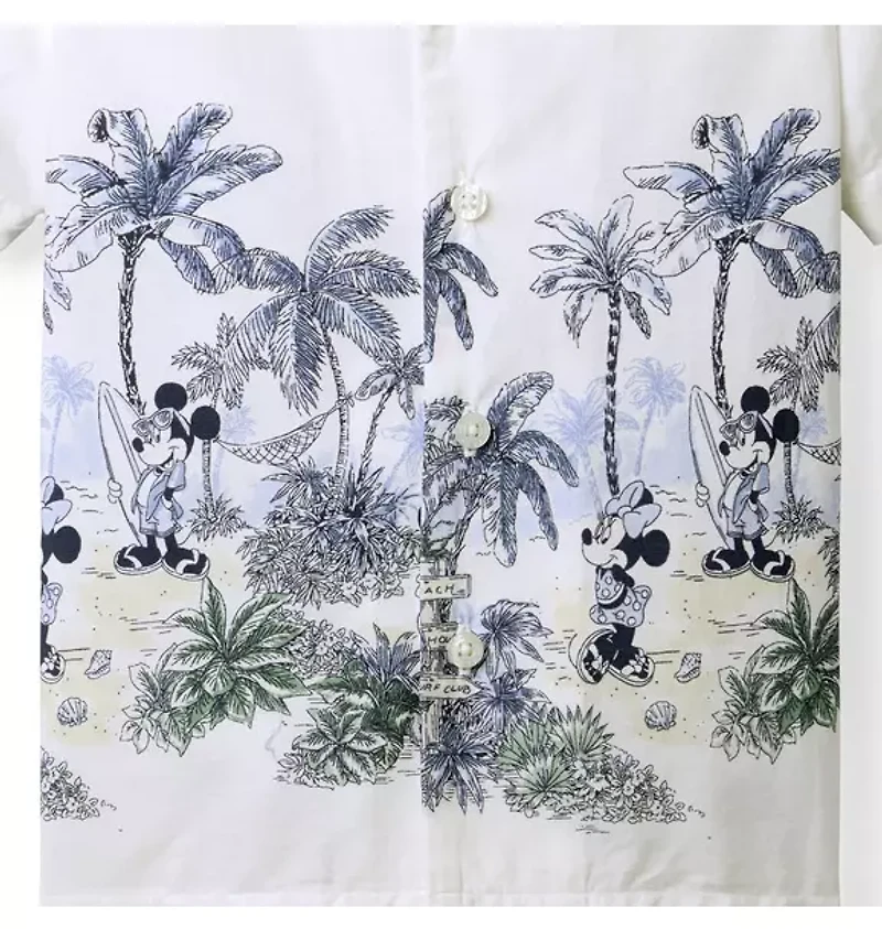 Disney Mickey Mouse Surf Cabana Shirt