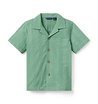 The Eyelet Stripe Cabana Shirt