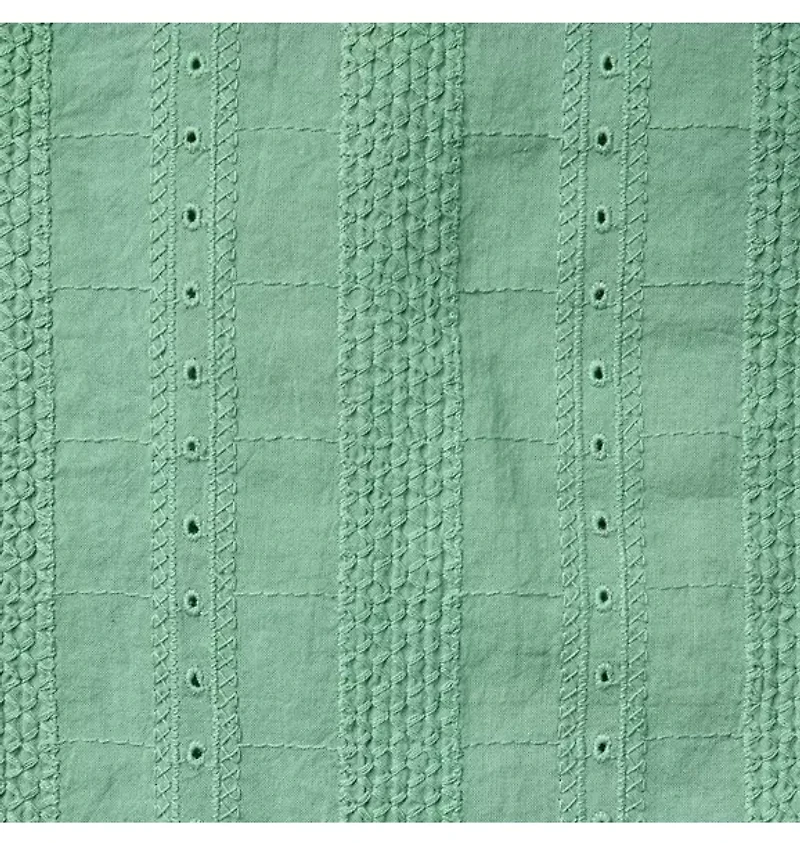 The Eyelet Stripe Cabana Shirt