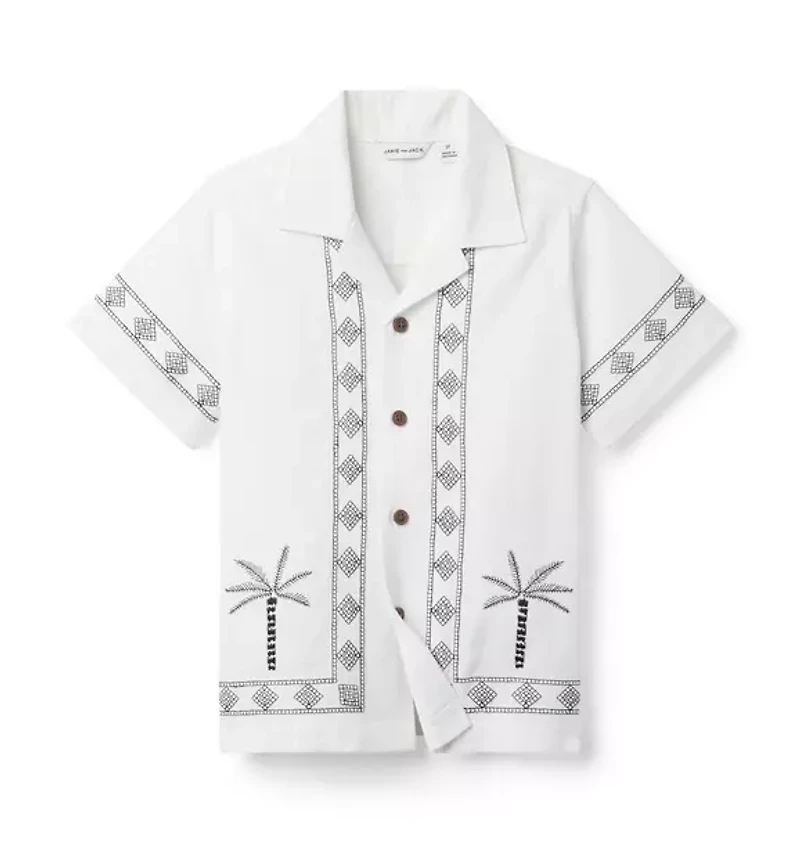The Embroidered Cabana Shirt