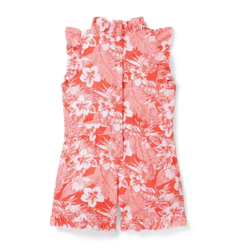 Floral Ruffle Romper