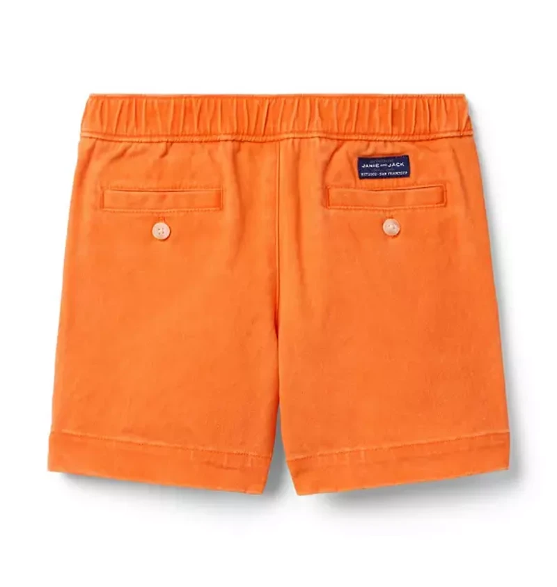 Twill Pull-On Short