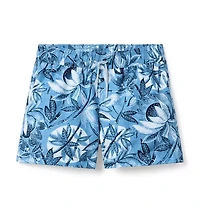 Recycled Tropical Leaf Swim Trunk