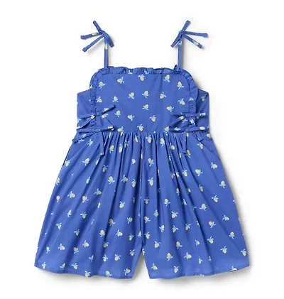 Lemon Bow Romper