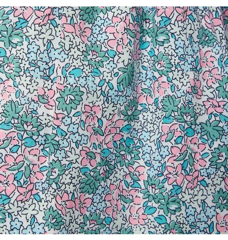 Ditsy Floral Pintuck Romper