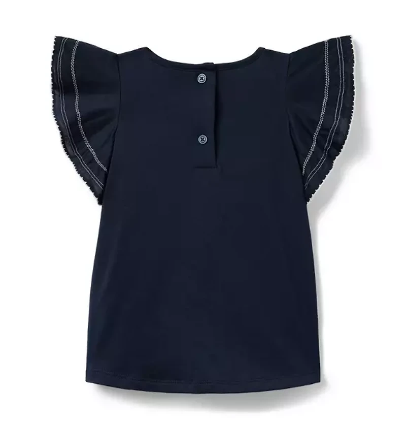 Flutter Sleeve Top