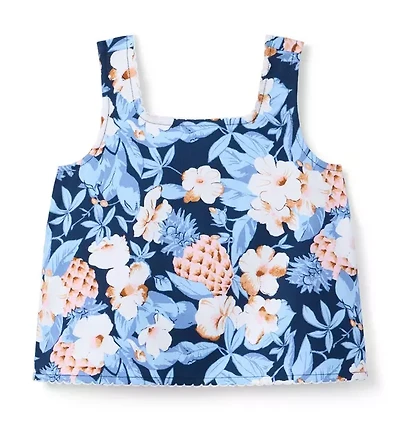 Pineapple Floral Top