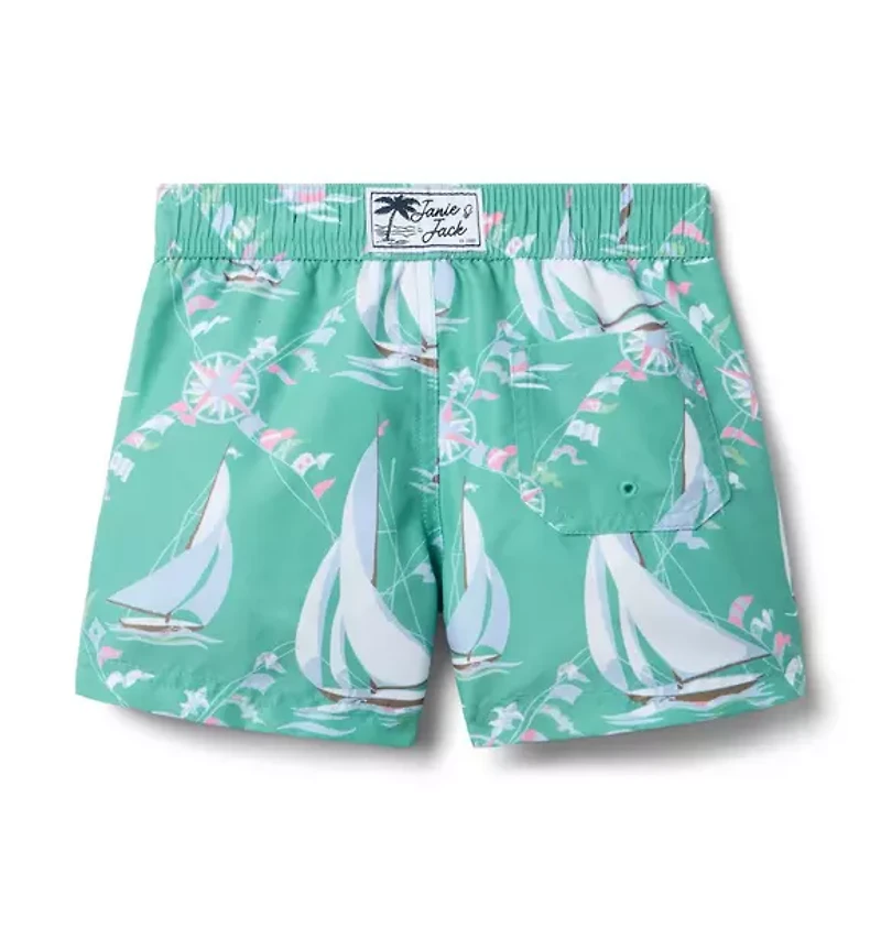 Sailboat Swim Trunk