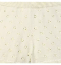 Pointelle Sweater Short