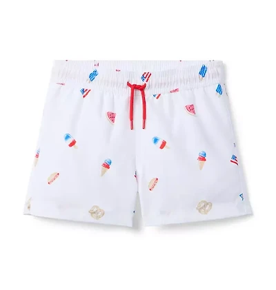 Americana Picnic Swim Trunk