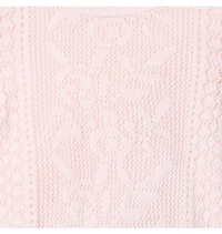 Crochet Floral Sweater Top