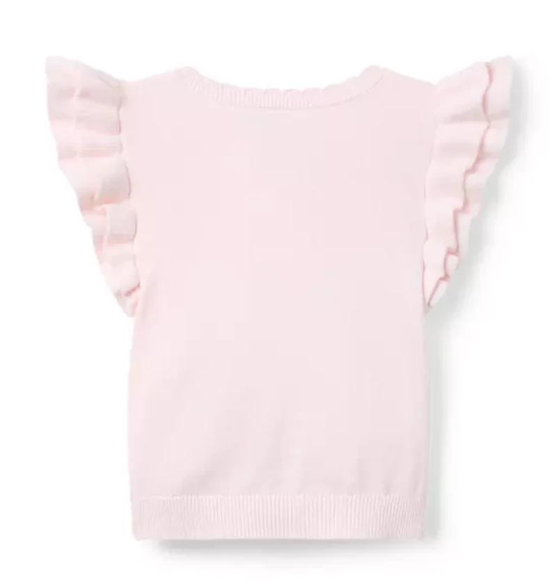 Crochet Floral Sweater Top