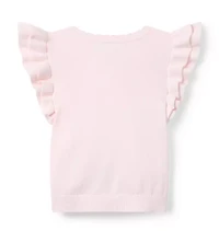 Crochet Floral Sweater Top