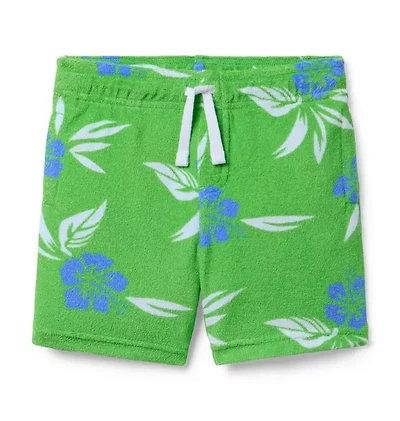 Hibiscus Floral Terry Short