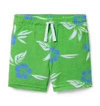 Hibiscus Floral Terry Short