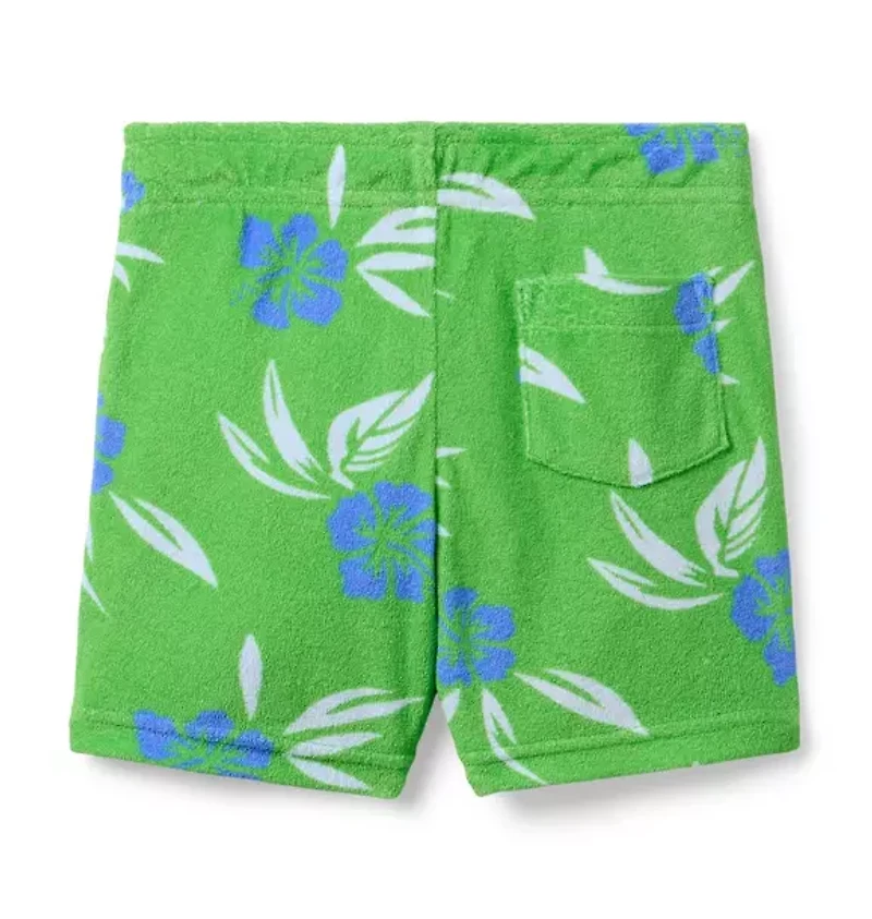 Hibiscus Floral Terry Short