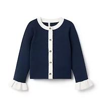 Ruffle Cuff Cardigan