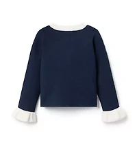 Ruffle Cuff Cardigan