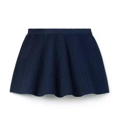 Ribbed Sweater Skirt