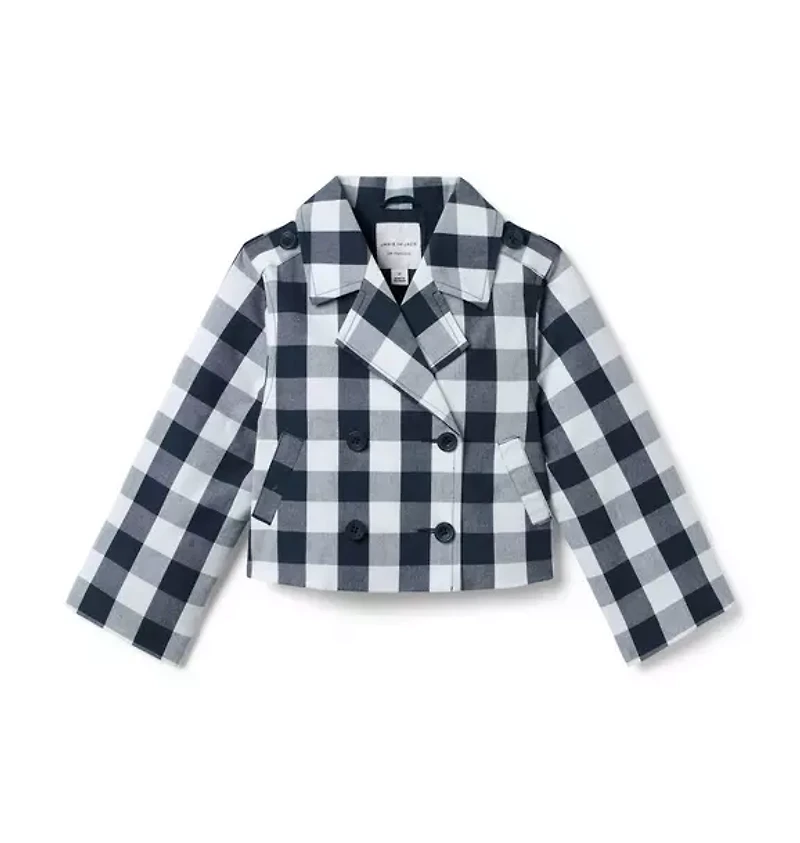 The Gingham Cropped Jacket