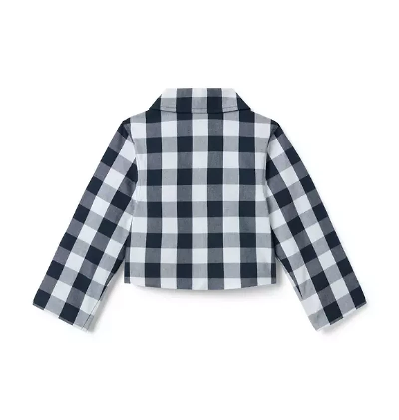 The Gingham Cropped Jacket