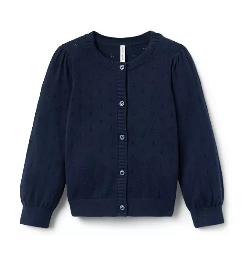 The Pointelle Cardigan