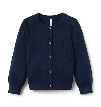 The Pointelle Cardigan