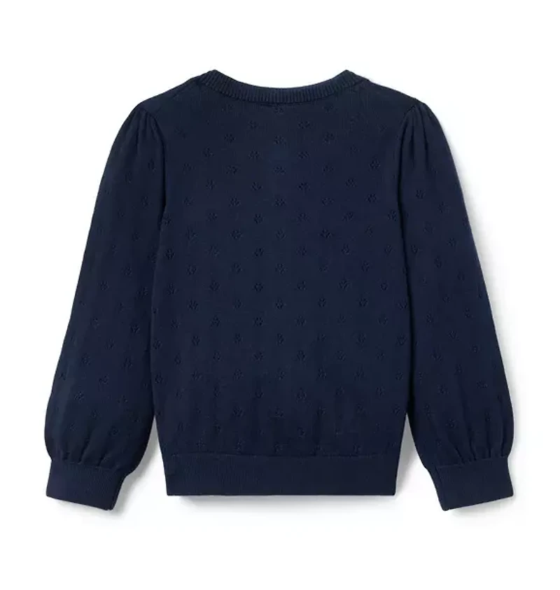 The Pointelle Cardigan