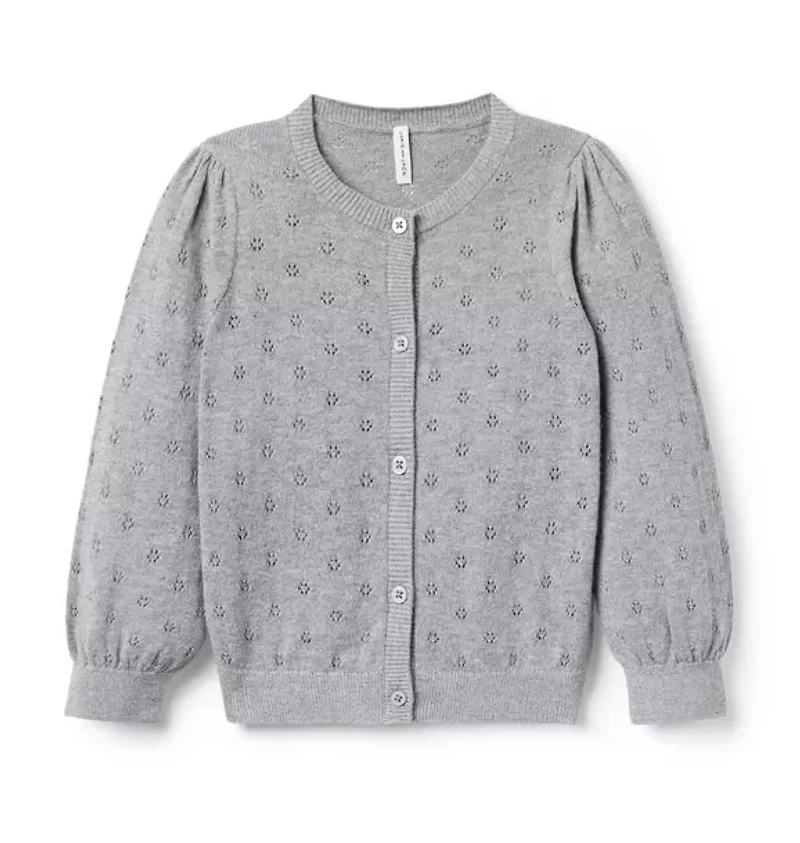 The Pointelle Cardigan