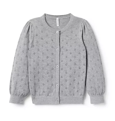 The Pointelle Cardigan