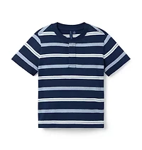 Striped Henley Tee