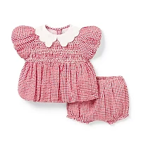 Baby Gingham Matching Set