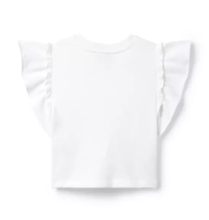 Embroidered Tropical Icon Top