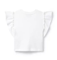 Embroidered Tropical Icon Top