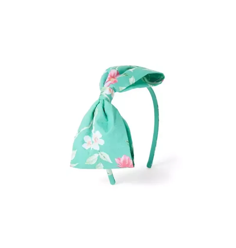 Floral Bow Headband