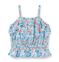Ditsy Floral Peplum Top