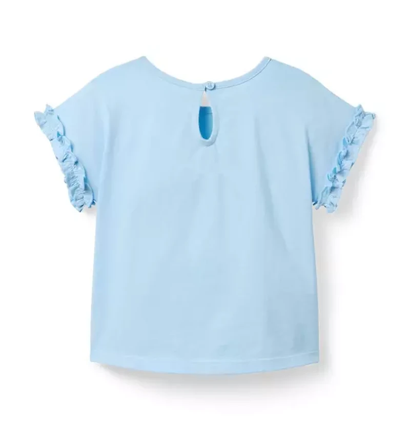 Island Palm Ruffle Tee